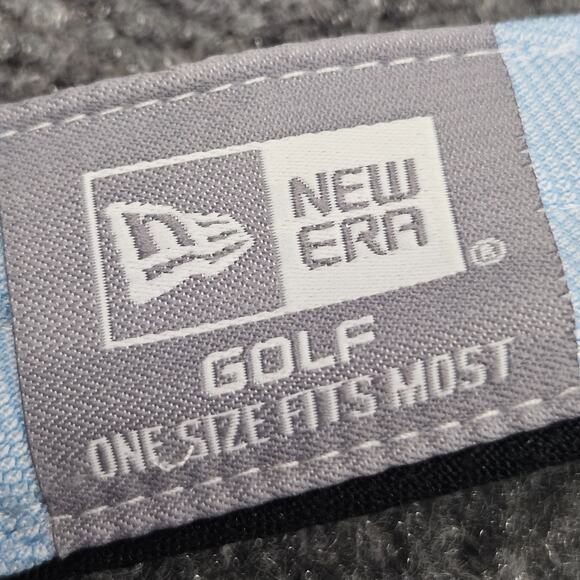 Palm Tree Golf Visor Black New Era‎ Active Performance Headwear One - Picture 7 of 7